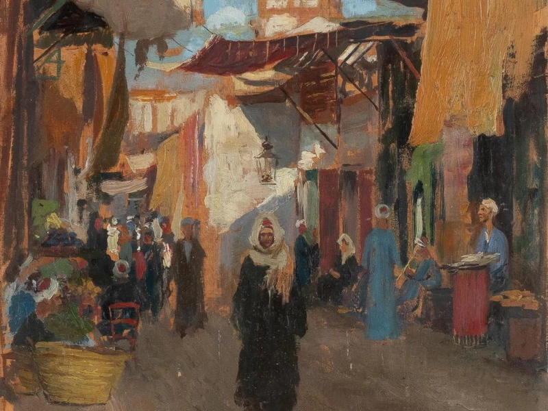 1866-Adolfo Scarselli - Strada del Cairo